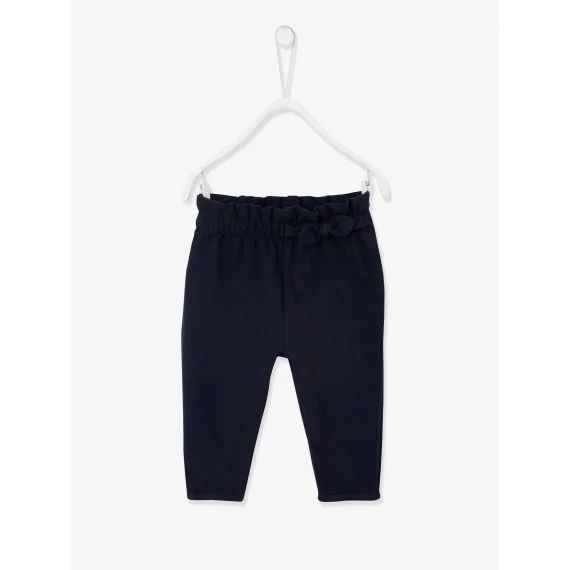 Pantalon en molleton bébé taille élastiquée BASICS encre