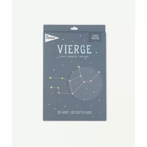 Carte poster zodiac vierge bébé –  – Soldes