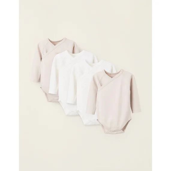 Pack 4 Bodies De Coton Multicolore