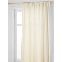 Rideau tube tamisant en gaze de coton blanc