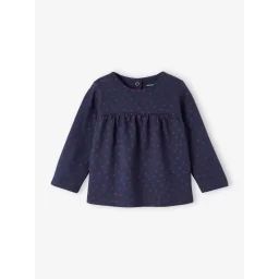 T-shirt imprimé bébé fille bleu nuit