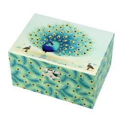 Coffret Musical Paon Vert