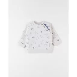 Pull Imprimé Dino Molleton Vanille Beige
