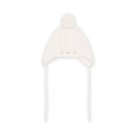 Bonnet À Pompon – Blanc