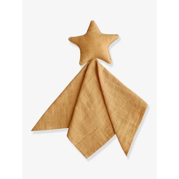 Doudou lange étoile – MUSHIE jaune
