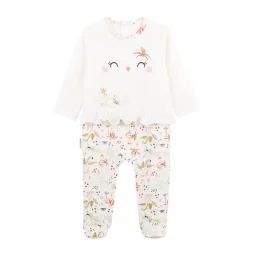 Pyjama bébé Petit Paradis blanc