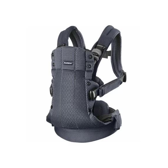 Porte bébé Harmony tissu Mesh 3D gris anthracite