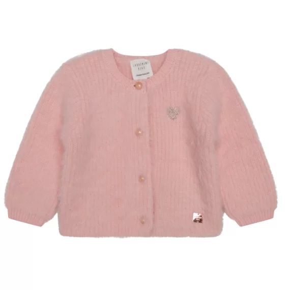 Cardigan en tricot Fille Rose