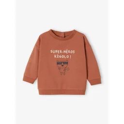 Sweat col rond personnalisable bébé noix de pécan