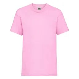 T-shirt Coton Valueweight Rose Clair
