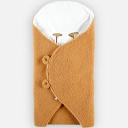 Couverture nomade en sherpa Mix & Match camel
