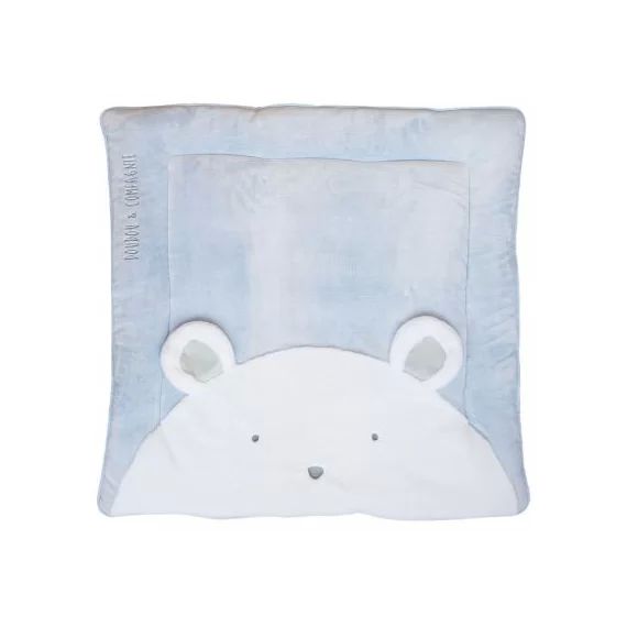 Tapis de jeu Tapidou ours bleu (100 x 100 cm)
