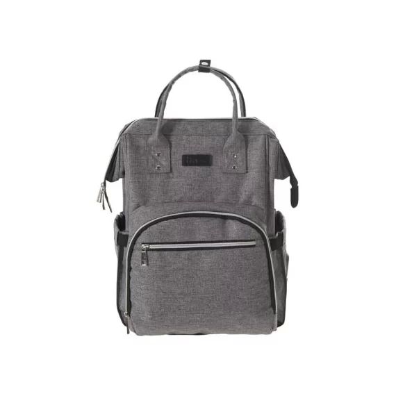 Sac à dos à langer gris