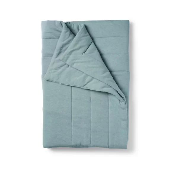 Couverture Elodie Matelassée – Pebble Green