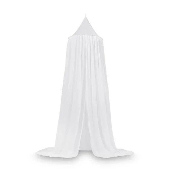 Ciel De Lit En Coton Blanc