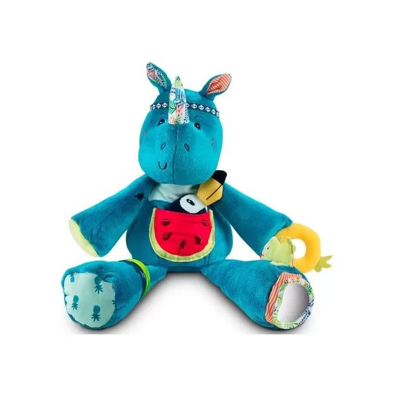 Peluche d&rsquo;activités Marius le rhinocéros