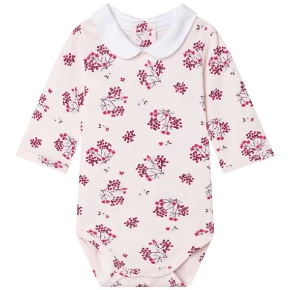 Body à motif floral Fille Rose