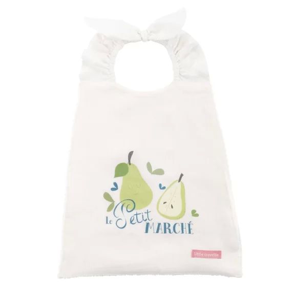Serviette bavoir Le Petit Marché