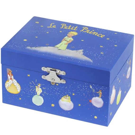 Boîte à bijoux musicale phosphorescente Le Petit Prince
