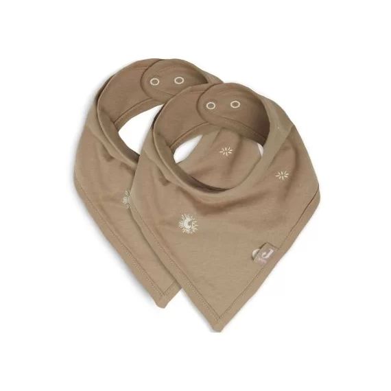 Lot de 2 bavoirs bandanas Stargaze Biscuit