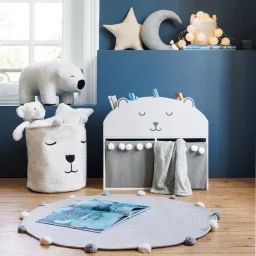 Meuble De Rangement – Ourson Blanc