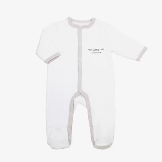 Pyjama bébé TROIS KILOS SEPT blanc