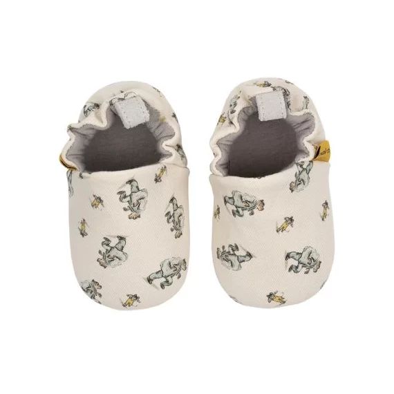 Chaussons en coton et cuir Ernest et Célestine (3-6 mois)