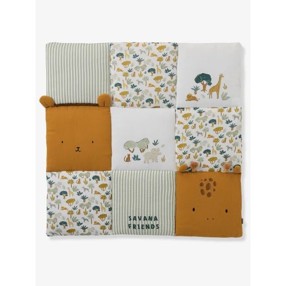 Tapis de sol / fond de parc patchwork SAVANA multicolore