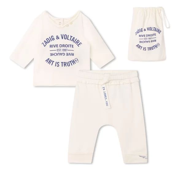 Ensemble T-shirt + pantalon UNISEXE Beige