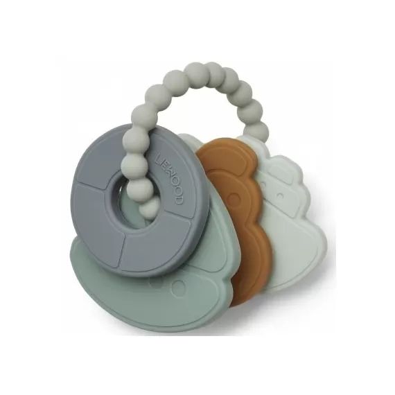 Hochet de dentition en silicone Richard peppermint multi mix