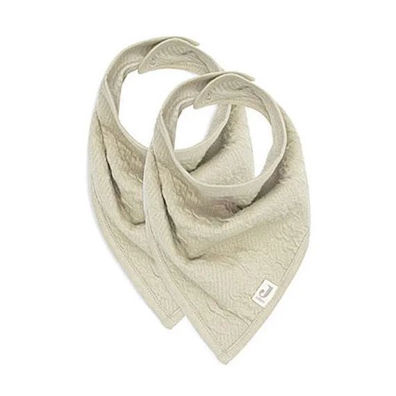 Bavoir Bandana Soft Waves – Jollein – Vert Olive – 100% Coton-jersey – Mixte Vert