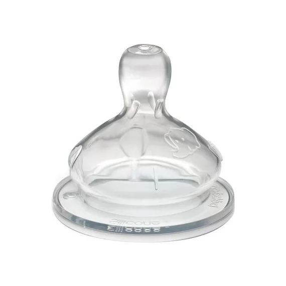 Lot de 2 tétines anatomiques Maternity base large silicone (débit lent)
