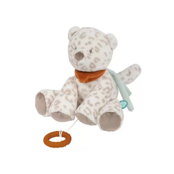 Peluche musicale Jungo léopard des neiges Boris & Jungo (28 cm)