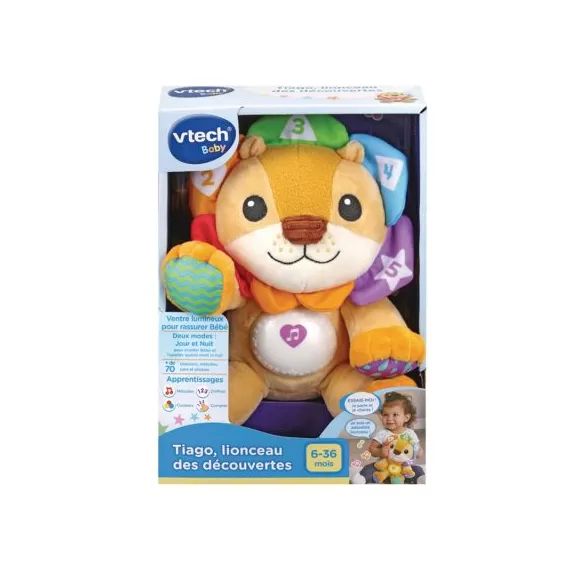 Peluche d&rsquo;activités Tiago lionceau des découvertes
