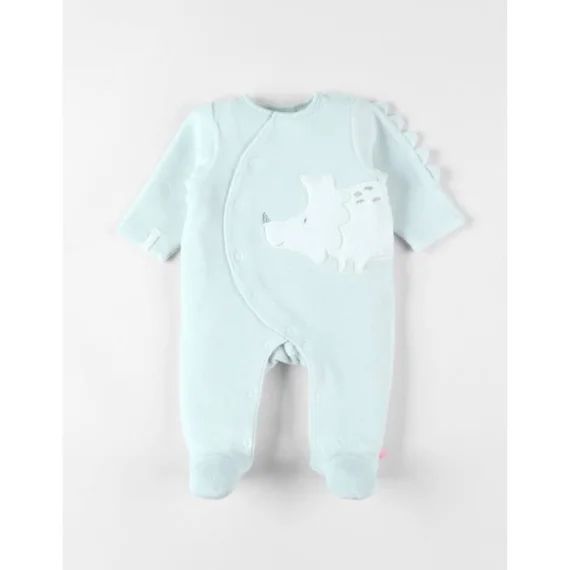 Pyjama En Velours Côtelé, Rhinocéros Vert