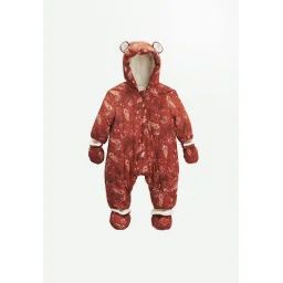 Combi Pilote Avec Moufles Et Pieds Amovibles Maloueg Orange