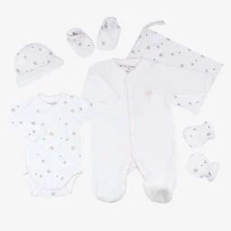 Trousseau de naissance blanc