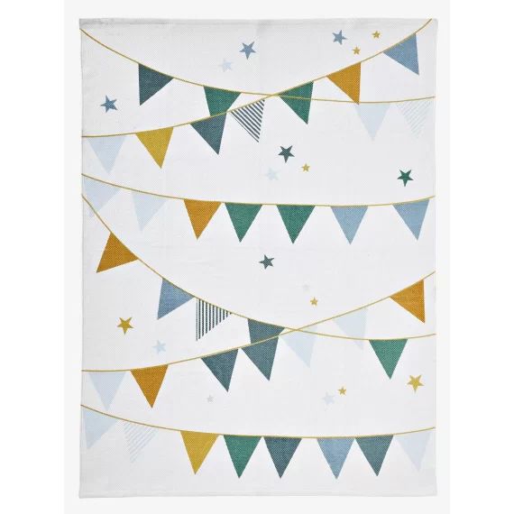 Tapis enfant Circus blanc / motif