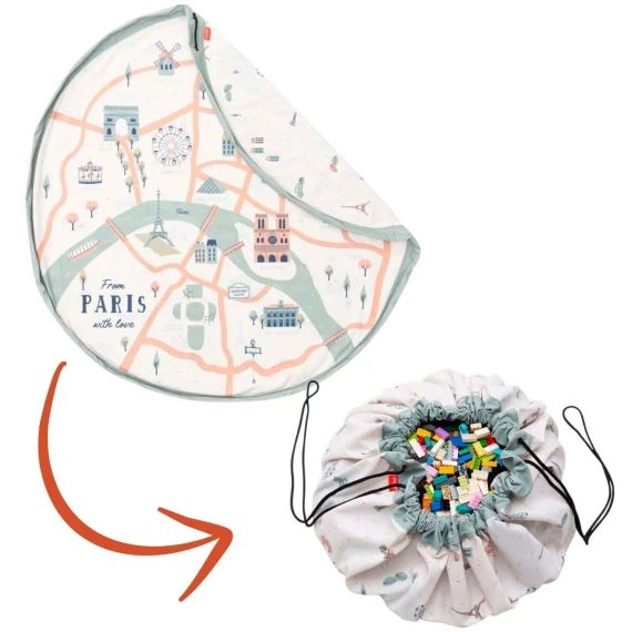 Sac à jouets 2 en 1 Paris Map