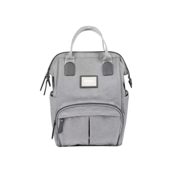 Sac à dos à langer  Wellington gris chiné