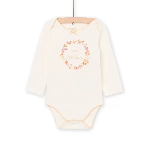 Body À Motif Fantaisie – Ecru