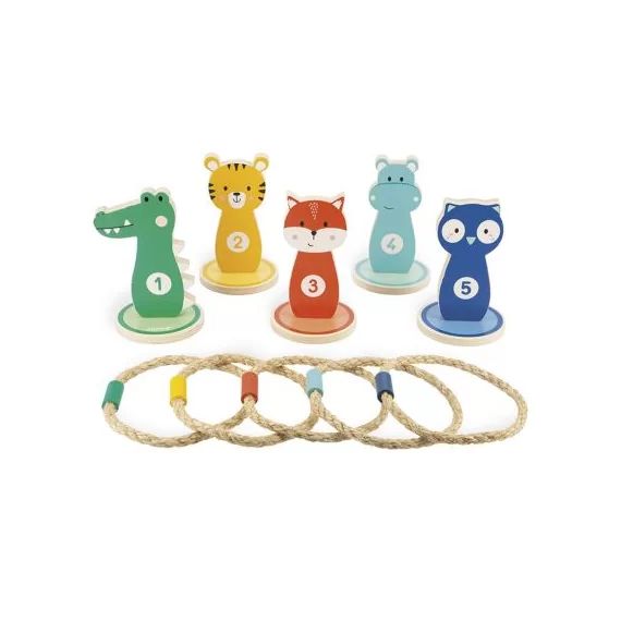 Jeu d&rsquo;anneaux animaux