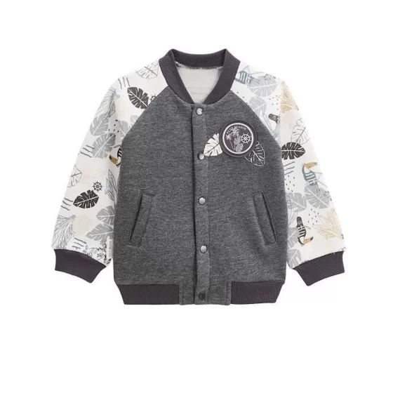 Veste Teddy Bébé Garçon Touctouc Gris