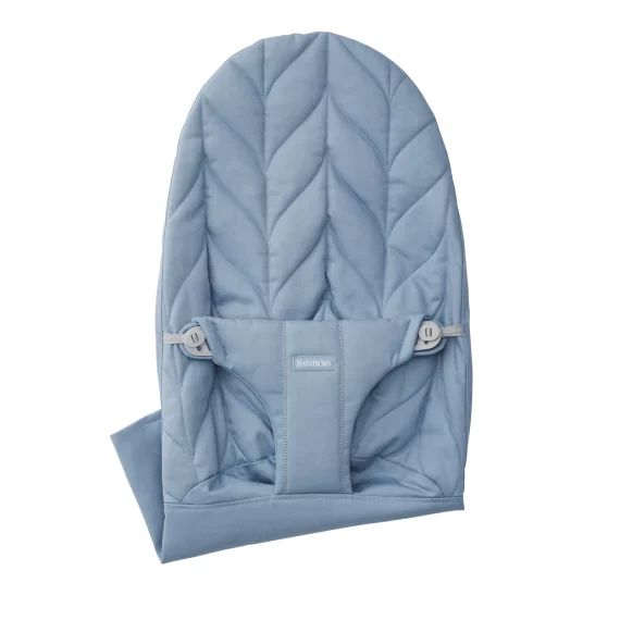 Housse pour Transat Bliss – Bleu / Coton, matelassage Pétale