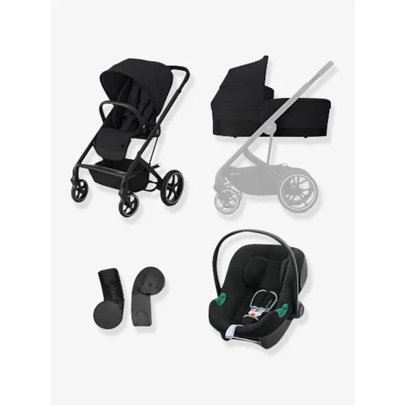 Combiné trio CYBEX Balios S Lux 3-in-1 noir (deep black)