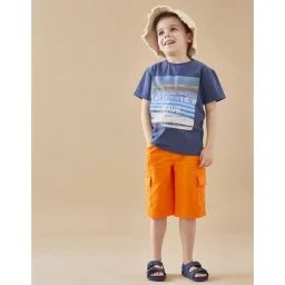 Bermuda en twill orange