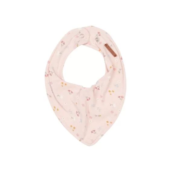 Bavoir bandana Little pink flowers