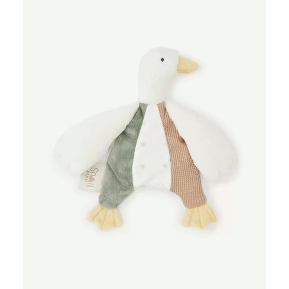 Doudou oie bébé en rembourrage recyclé tout doux –  – Soldes