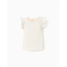 Débardeur Avec Volants Blanc