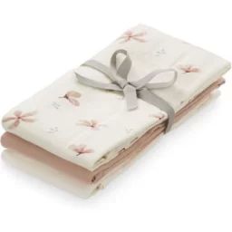 Lot de 3 langes en coton bio Windflower (70 x 70 cm)